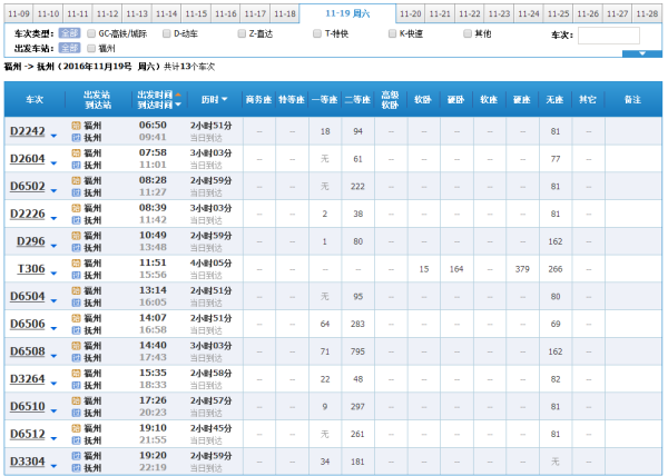 永泰站最新动车时刻表